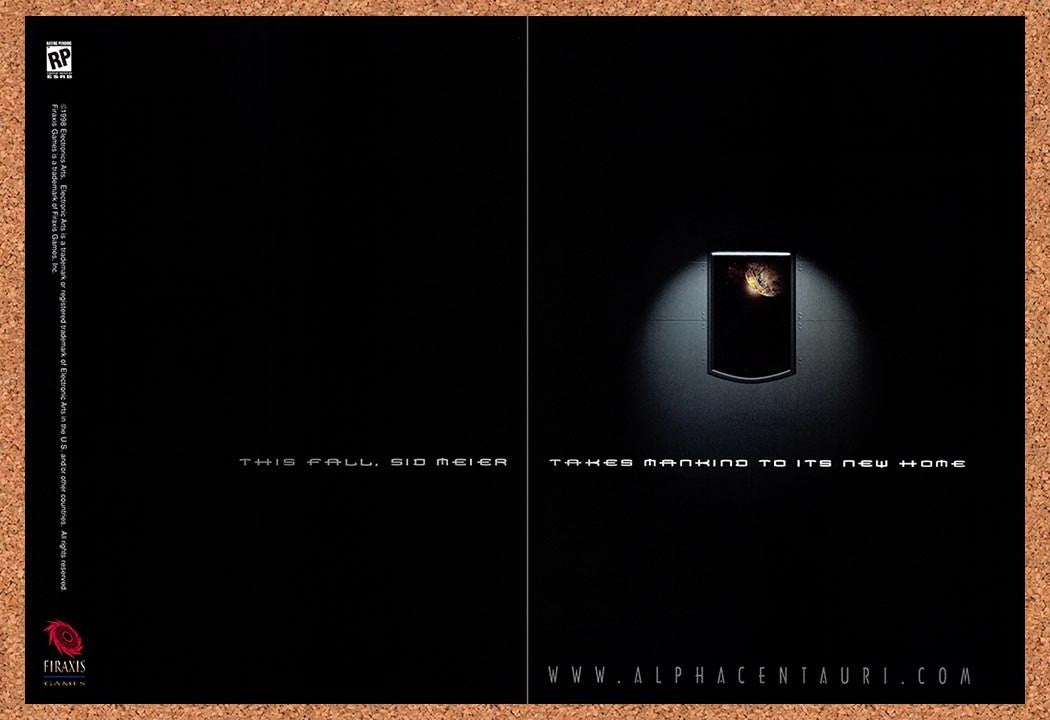 1998 Alpha Centauri PC Original Advertisement / Retro Promo v1