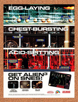 1993 Alien 3 SNES Original Advertisement / Retro Promo v4
