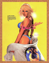 Soul Calibur 2 PS2 Original 2003 Ad Authentic Video Game Cassandra Bikini Promo