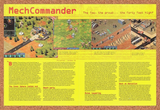 MechCommander PC Original 1998 Print Ad Authentic Strategy Video Game Art Promo
