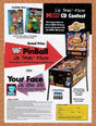 1995 WWF Royal Rumble Pinball Sweepstakes Original Ad / Retro Wall Art v7