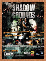 2006 Shadow Grounds PC Original Advertisement / Retro Promo v1