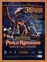 2001 Pool Of Radiance Ruins Of Myth Drannor PC Original Ad / Retro Wall Art v4