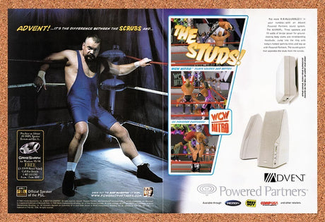 1999 WCW Nitro Advent Original Advertisement / Retro Promo v4