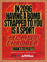 1996 Blast Chamber Saturn Original Advertisement / Retro Promo v1