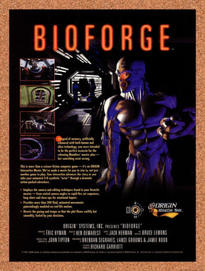 1995 Bioforge PC Original Advertisement / Retro Promo v2