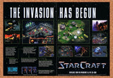 StarCraft PC Game Original 1998 Print Ad Authentic Blizzard Video Game Promo