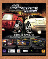 2005 Midnight Club 3 Dub Edition Xbox Original Advertisement / Retro Promo v4