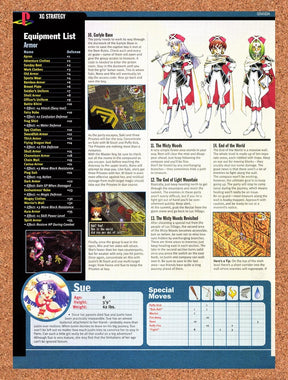 1999 Grandia Sue Profile Original Advertisement / Retro Promo vr2
