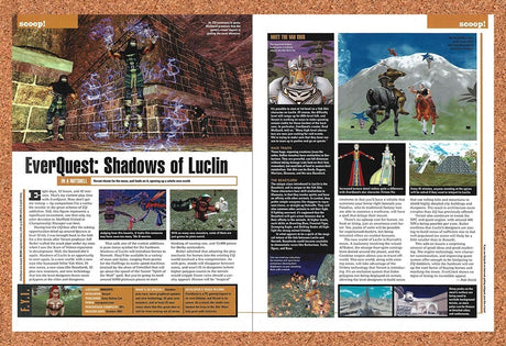 2001 EverQuest Shadows Of Luclin PC Original Advertisement / Retro Promo vr5