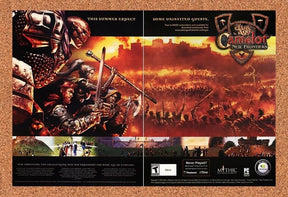 Dark Age Of Camelot New Frontiers PC Original 2006 Ad Authentic Video Game Promo