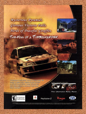 2002 GTC Africa PS2 Original Advertisement / Retro Promo v1
