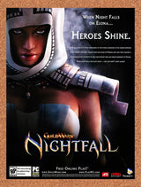 2006 Guild Wars Nightfall PC Original Advertisement / Retro Promo v4