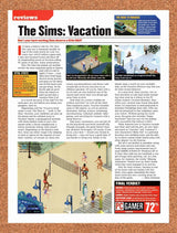 2002 Sims Vacation PC Original Advertisement / Retro Promo vr2