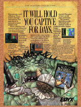 1989 Legend Of Blacksilver Commodore 64 Original Ad / Retro Wall Art v1