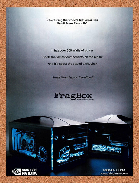 2004 Falcon Northwest FragBox Original Advertisement / Retro Promo v1