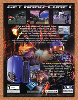 PlanetSide PC Original 2005 Ad Authentic Alienware Intel 4 CPU Video Game Promo