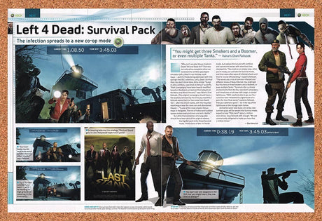 2009 Left 4 Dead Survival Pack Original Advertisement / Retro Wall Art v4