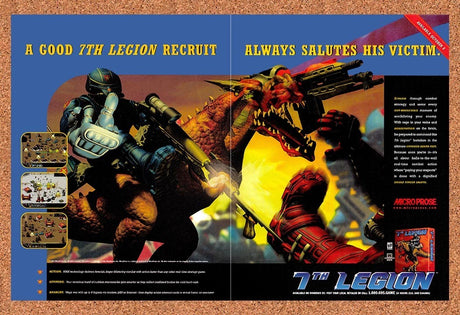 1997 7th Legion PC Original Advertisement / Retro Promo v2