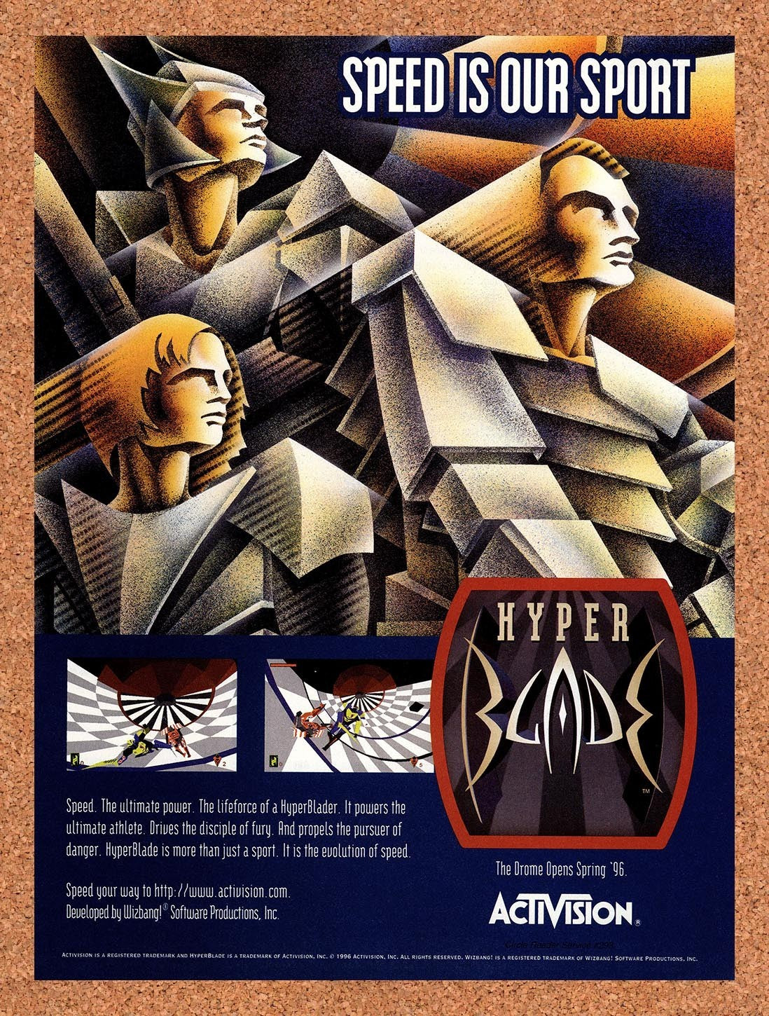 1996 HyperBlade PC Original Advertisement / Retro Promo v3