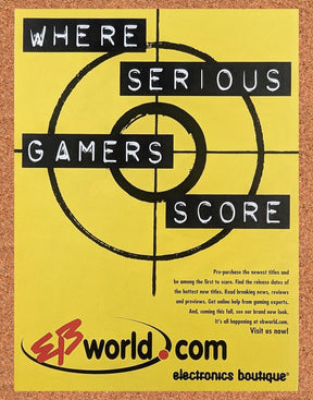 EB World Original 1999 Ad Authentic EB Games Electronics Video Game Promo