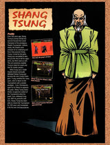1993 Mortal Kombat Shang Tsung Profile Original Ad / Retro Wall Art v21