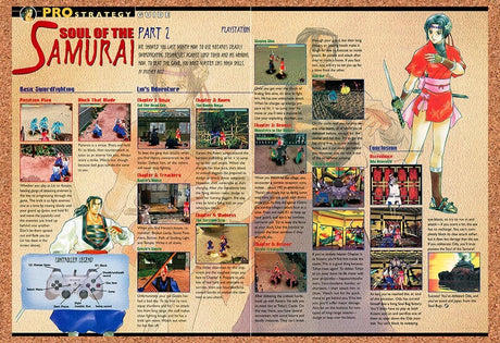 1999 Soul Of The Samurai PS1 Strategy Original Advertisement / Retro Promo v2