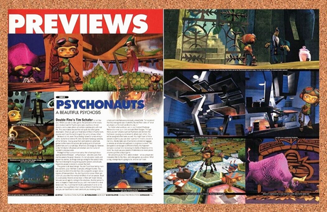 Psychonauts Xbox Original 2006 Ad Authentic Action Adventure Video Game Promo v2