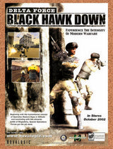 2002 Delta Force Black Hawk Down PC Original Advertisement / Retro Promo v1