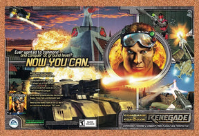 2001 Command & Conquer Renegade PC Original Advertisement / Retro Promo v5