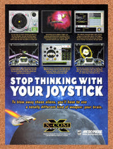 1998 X-Com Interceptor PC Original Advertisement / Retro Promo v1