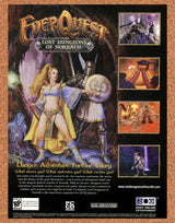 EverQuest Lost Dungeons Norrath PC Original 2005 Ad Authentic MMO Game Promo v2