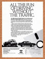 1989 Jeep And Eagle Simulated-Driving IBM Original Ad / Retro Wall Art v1