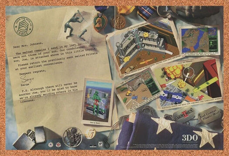 Army Men II PC Original 2001 Ad Authentic 3dO RTS Video Game Promo