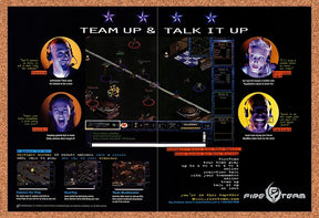 1998 FireTeam PC Original Advertisement / Retro Promo v3