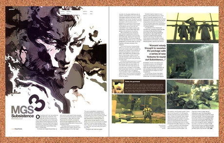 2006 Metal Gear Solid 3 Subsistence PS2 Original Advertisement / Retro Promo v2