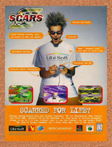 1998 Scars PS1 Original Advertisement / Retro Promo v1
