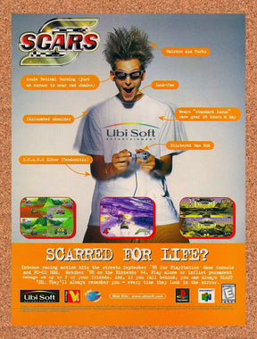 1998 Scars PS1 Original Advertisement / Retro Promo v1