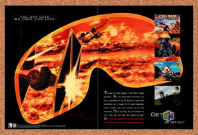 1999 Star Wars Rogue Squadron N64 Original Advertisement / Retro Promo v2