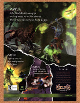 Azurik Xbox Original 2002 Vintage Ad - Xbox Exclusive Video Game Promo