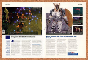 2002 EverQuest Shadows Of Luclin Early Preview Original Advert / Retro Promo v8