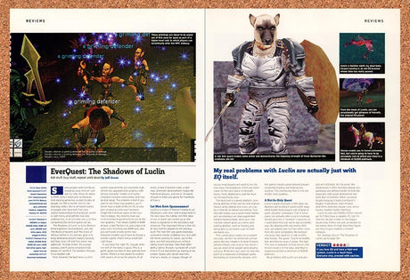 2002 EverQuest Shadows Of Luclin Early Preview Original Advert / Retro Promo v8