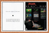 1995 Atari Jaguar Console Original Advertisement / Retro Wall Art v8