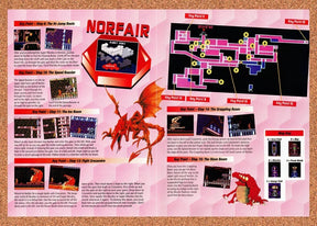 1994 Super Metroid Norfair Original Advertisement / Retro Promo vr7