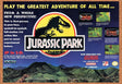 Jurassic Park SNES Original 1994 Ad Authentic Super Nintendo Game Promo