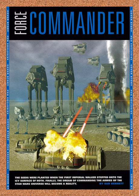 1998 Star Wars Force Commander PC Original Advertisement / Retro Promo vr1