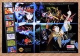 1995 Lunar 2 Eternal Blue Sega CD Original Advertisement / Retro Wall Art v6