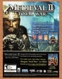 Medieval II PC Original 2007 Vintage Ad - Kingdoms DLC Video Game Promo