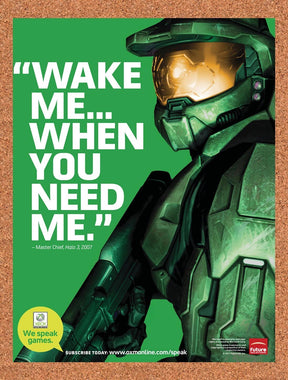 2012 Halo Official Xbox Magazine Original Advertisement / Retro Wall Art v23