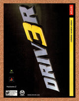 Driver 3 PS2 Original 2004 Print Ad Authentic Atari Racing Video Game Promo